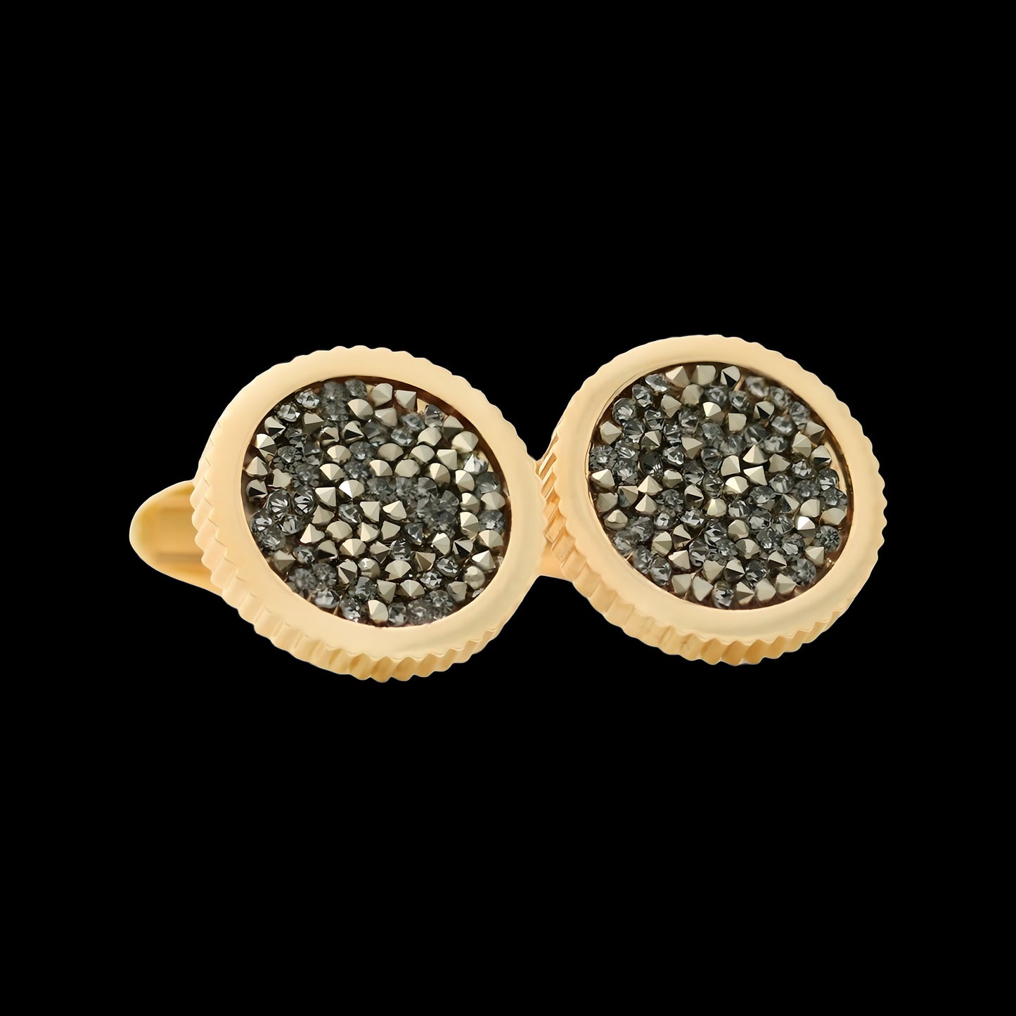 Light Gold & Chrome Crystal-Dust