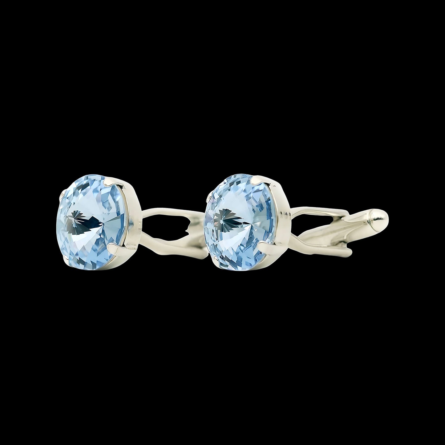 Blue Rivoli Crystal
