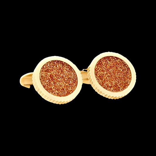 Dark Golden Shadow Crystal Fabric